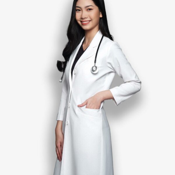 thetopmode-ao blouse-Lab coat Nữ Classic - CL-w3